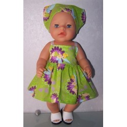 zonnejurk tinkerbell groen baby born 43cm