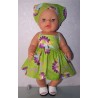 zonnejurk tinkerbell groen baby born 43cm