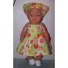 zonnejurk strawberry shortcake fruit baby born 43cm