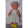 zonnejurk gebloemd baby born 43cm