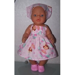 zonnejurk strawberry shortcake baby baby born 43cm