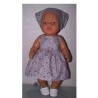 zonnejurk gebloemd lila baby born 43cm