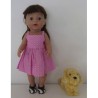 zonnejurk roze baby born 43cm