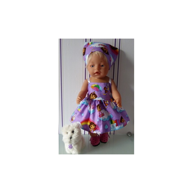 zonnejurk dora paraplu baby born 43cm
