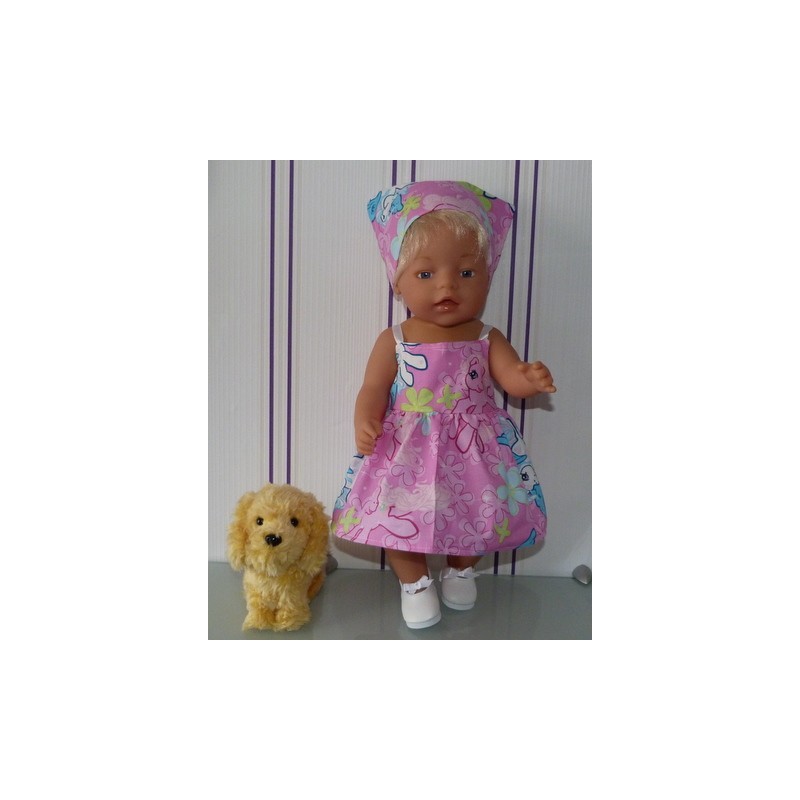 zonnejurk my little pony baby born 43cm