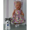 zonnejurk hartjes groot baby born 43cm