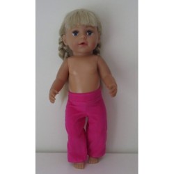 lange broek hard roze baby born 43cm