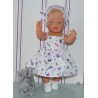 zonnejurk lila snoepjes baby born 43cm