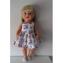 zonnejurk beren baby born 43cm