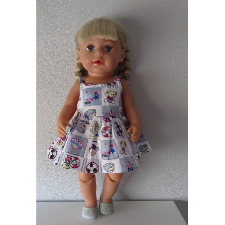 zonnejurk beren baby born 43cm