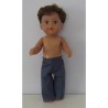 lange broek blauw baby born 43cm