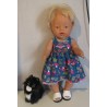 tricotjurk setje paddestoelen  baby born 43cm
