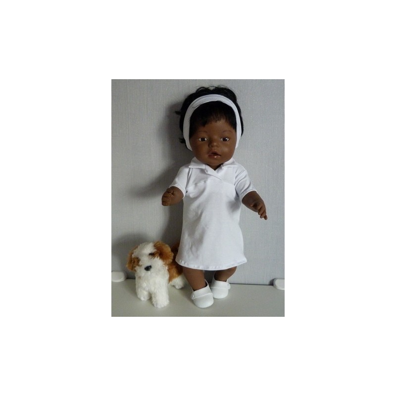 polojurk wit  baby born 43cm
