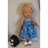 tricotjurk setje blauw uilen baby born 43cm