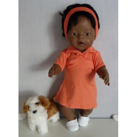 polojurk oranje  baby born 43cm