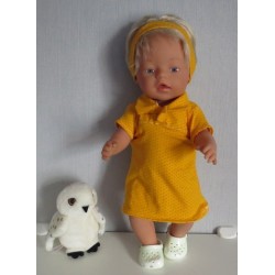 polojurk geel stippen baby born 43cm