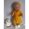 polojurk geel stippen baby born 43cm