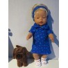 polojurk blauw sterren baby born 43cm