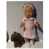 polojurk roze met bloemen baby born 43cm