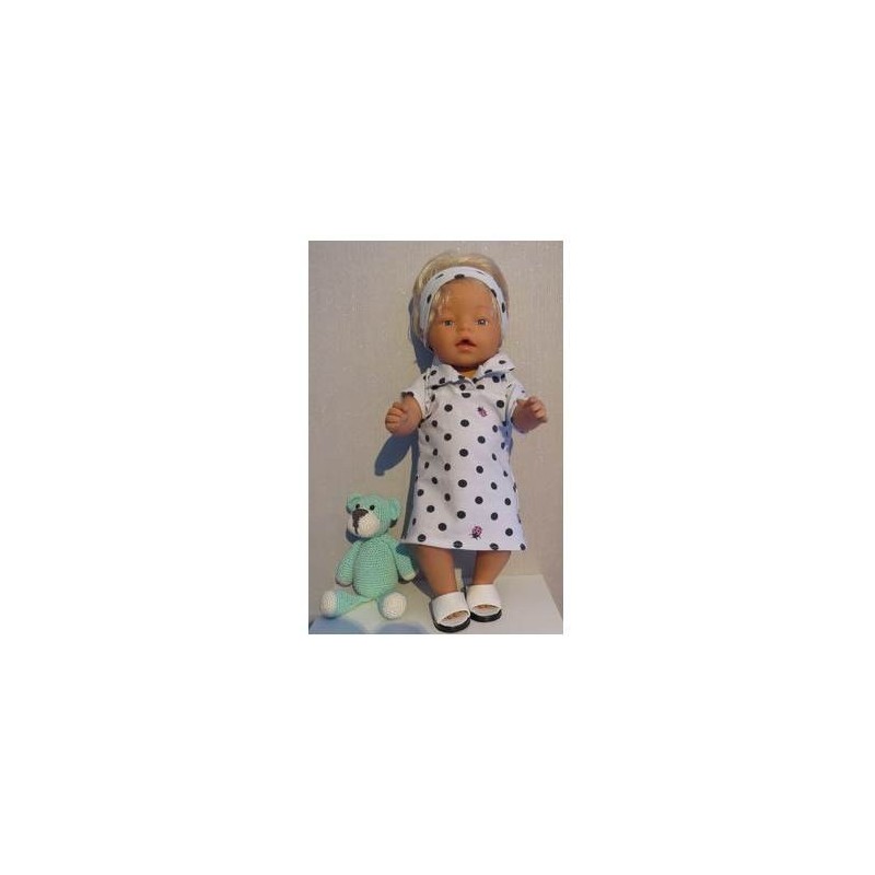 polojurk blauw lieveheersbeestjes baby born 43cm