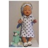 polojurk blauw lieveheersbeestjes baby born 43cm