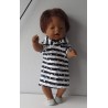 polojurk blauw sterren baby born 43cm
