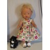 tricotjurk setje bruin paarden baby born 43cm
