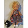 tricotjurk setje grijs olifanten baby born 43cm