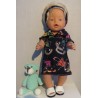 polojurk zwart baby born 43cm