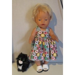tricotjurk setje appel baby born 43cm