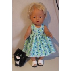 tricotjurk setje mint baby born 43cm