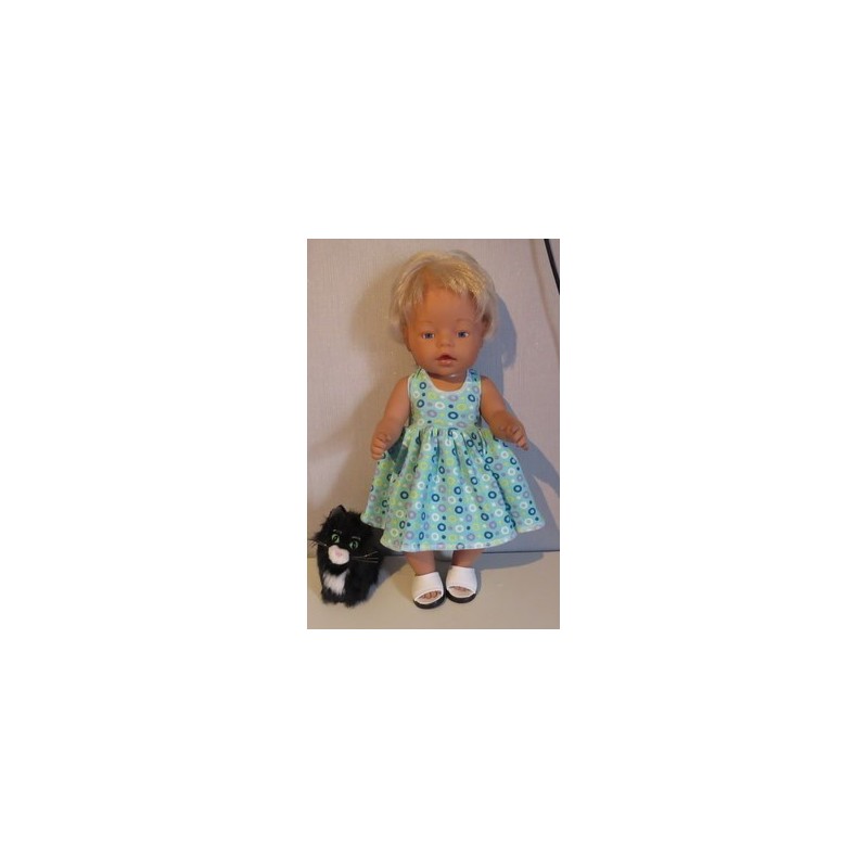 tricotjurk setje mint baby born 43cm