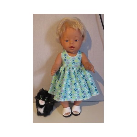 tricotjurk setje mint baby born 43cm