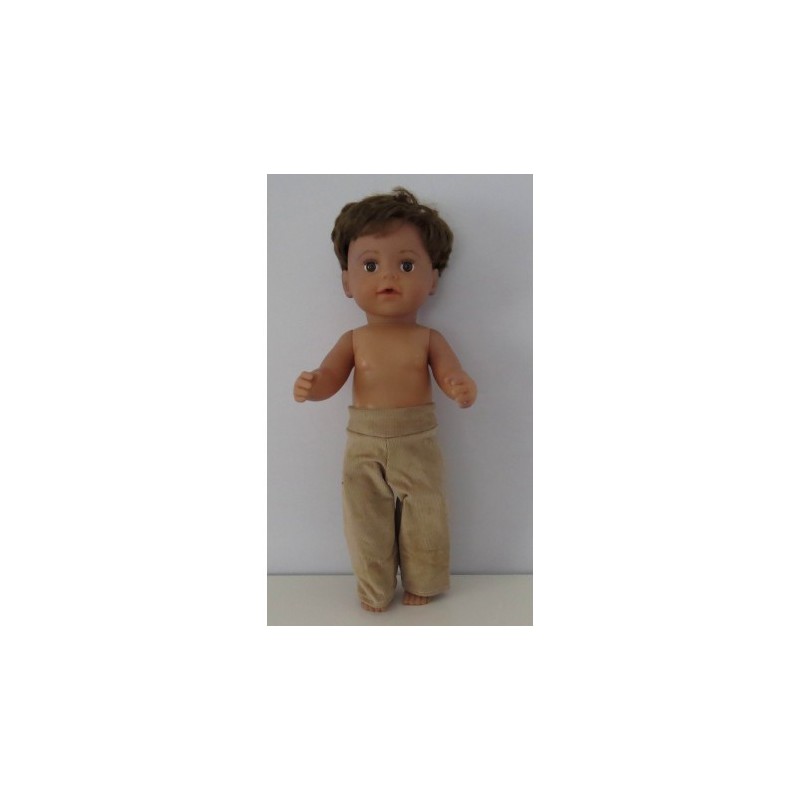 lange broek lcht bruin baby born 43cm