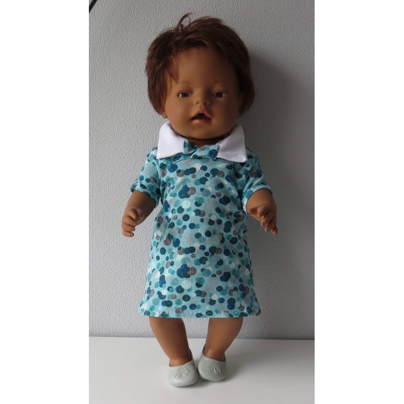 polojurk mint stippen baby born 43cm