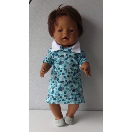 polojurk mint stippen baby born 43cm