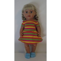 sportievejurk gestreept baby born 43cm