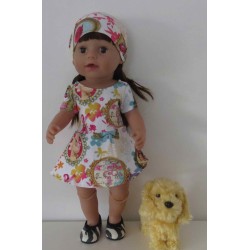 sportievejurk beren baby born 43cm