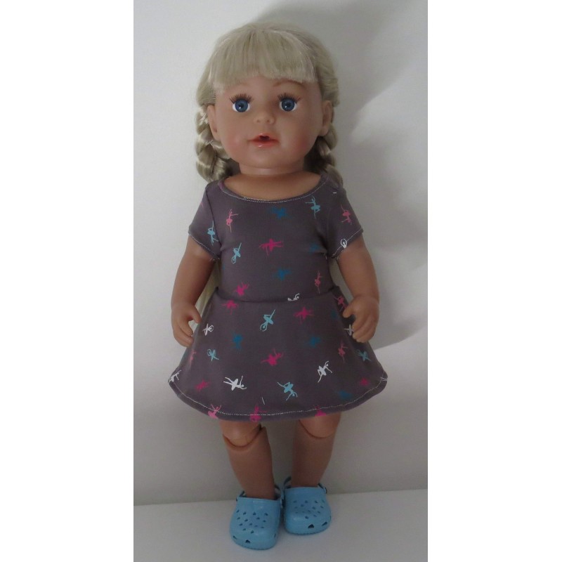 sportievejurk ballet baby born 43cm