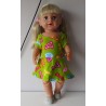 sportievejurk groen cijfers baby born 43cm