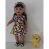 sportievejurk bewerkt baby born 43cm