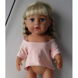 zomershirtje licht roze baby born 43cm