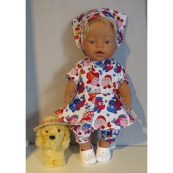 bloemjurk setje vissen baby born 43cm