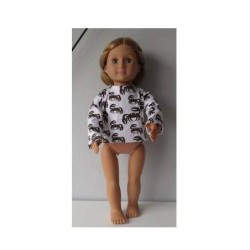 shirtje krabben baby born 43cm