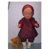 overgooier setje bruin stippen baby born 43cm