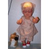 overgooier setje oranke gebloemd baby born 43cm