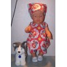 overgooier setje strawberry shortcake aarbeienbaby born 43cm