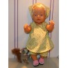 overgooier setje groen gebloemd baby born 43cm