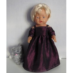 prinsessenjurk baby born 43cm