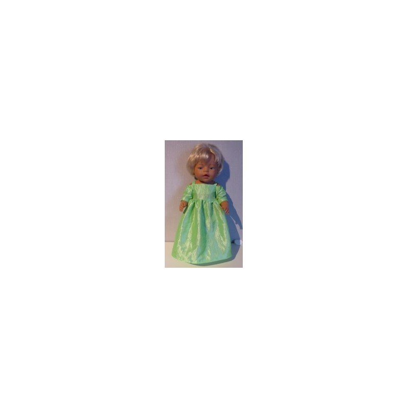 prinsessenjurk licht groen baby born 43cm